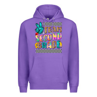 Purple team second grade Premium Hoodie - NancyCooperArtShop