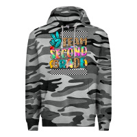 Slate Camo team second grade Premium Hoodie - NancyCooperArtShop