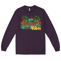 Plum summer vibes Long Sleeve Tee - SublimationCraftShop
