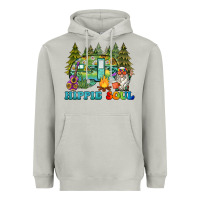 Moon Dust hippie soul camping Heavyweight Hoodie - BarkalooDesign