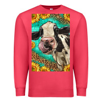 Cardinal Western Holstein Cow Premium Sweatshirt - LillyAllenDesigns