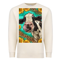 Sandshell Western Holstein Cow Premium Sweatshirt - LillyAllenDesigns