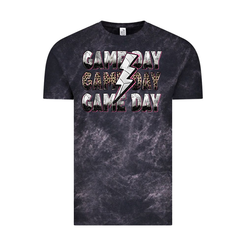 Game Day Game Day Volleyball Lightning Bolt Vintage Tee by Zillion Design Studio | Teevron
