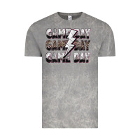 Cloud Rock game day game day volleyball lightning bolt Vintage Tee - Zillion Design Studio