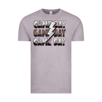 Vintage Zinc game day game day volleyball lightning bolt Vintage Tee - Zillion Design Studio