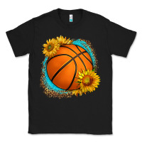 Black western basketball with sunflower Classic Tee - HRA Design Shop