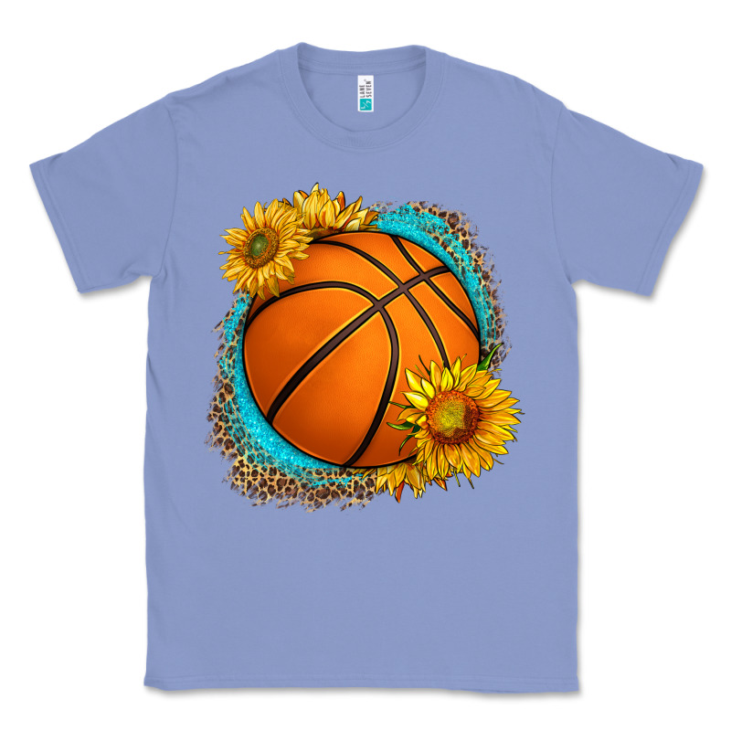 Western Basketball With Sunflower Classic Tee by HRA Design Shop | Teevron