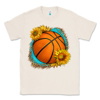 Natural western basketball with sunflower Classic Tee - HRA Design Shop