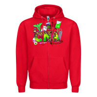 Red cna halloween Zipper Hoodie - AdoDesignShop