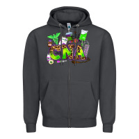Smoke cna halloween Zipper Hoodie - AdoDesignShop