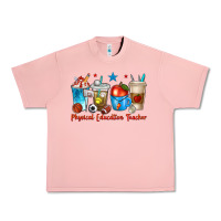 Physical Education Teacher Coffee Cups Urban Heavy Tee | Teevron
