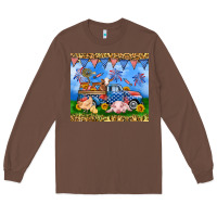 Chestnut America farm animals truck 20oz skinny tumbler Long Sleeve Tee - Neo Western