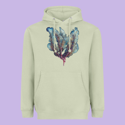 Venus Fan Sea Coral Heavyweight Hoodie Designed By Lillyallendesigns