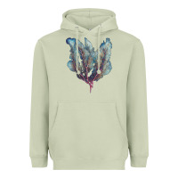 Matcha Venus Fan Sea Coral Heavyweight Hoodie - LillyAllenDesigns