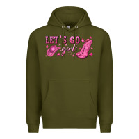 Army Green lets go girls Premium Hoodie - NancyCooperArtShop