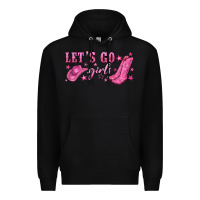 Black lets go girls Premium Hoodie - NancyCooperArtShop
