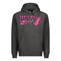 Charcoal Heather lets go girls Premium Hoodie - NancyCooperArtShop