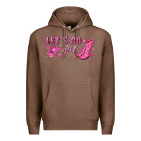 Chestnut lets go girls Premium Hoodie - NancyCooperArtShop