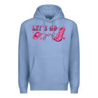 Colony Blue lets go girls Premium Hoodie - NancyCooperArtShop