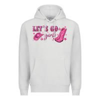 Dove Grey lets go girls Premium Hoodie - NancyCooperArtShop