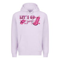 Lilac lets go girls Premium Hoodie - NancyCooperArtShop