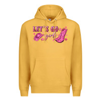 Mustard lets go girls Premium Hoodie - NancyCooperArtShop