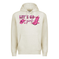 Oatmeal Heather lets go girls Premium Hoodie - NancyCooperArtShop