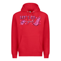 Red lets go girls Premium Hoodie - NancyCooperArtShop