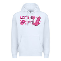 White lets go girls Premium Hoodie - NancyCooperArtShop