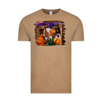 Vintage Coffee longhorn cow halloween Vintage Tee - RanaPortraitStore
