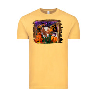 Vintage Mustard longhorn cow halloween Vintage Tee - RanaPortraitStore