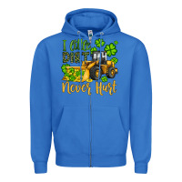 True Royal a little dirt never hurt st patricks bulldozer Zipper Hoodie - JahusDesignShop