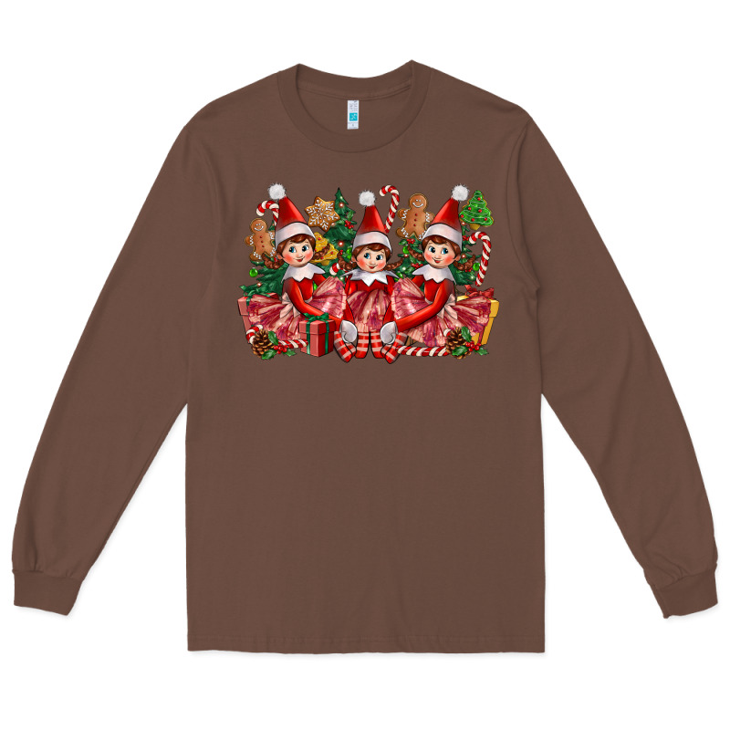 Christmas Girl Elfs Long Sleeve Tee by FaDigitalArtStudio | Teevron