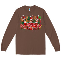 Chestnut Christmas girl elfs Long Sleeve Tee - FaDigitalArtStudio