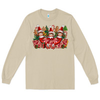 Mushroom Christmas girl elfs Long Sleeve Tee - FaDigitalArtStudio