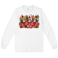 White Christmas girl elfs Long Sleeve Tee - FaDigitalArtStudio