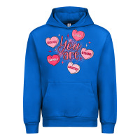 Cobalt you are enough valentines day Urban Hoodie - LillyAllenDesigns