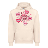 Sandshell you are enough valentines day Urban Hoodie - LillyAllenDesigns