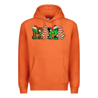 Carrot mama with christmas tree cake ado Premium Hoodie - AdoDesignShop
