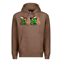 Chestnut mama with christmas tree cake ado Premium Hoodie - AdoDesignShop