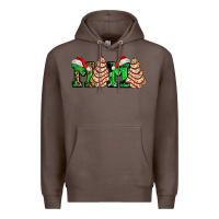 Coffee mama with christmas tree cake ado Premium Hoodie - AdoDesignShop