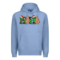 Colony Blue mama with christmas tree cake ado Premium Hoodie - AdoDesignShop