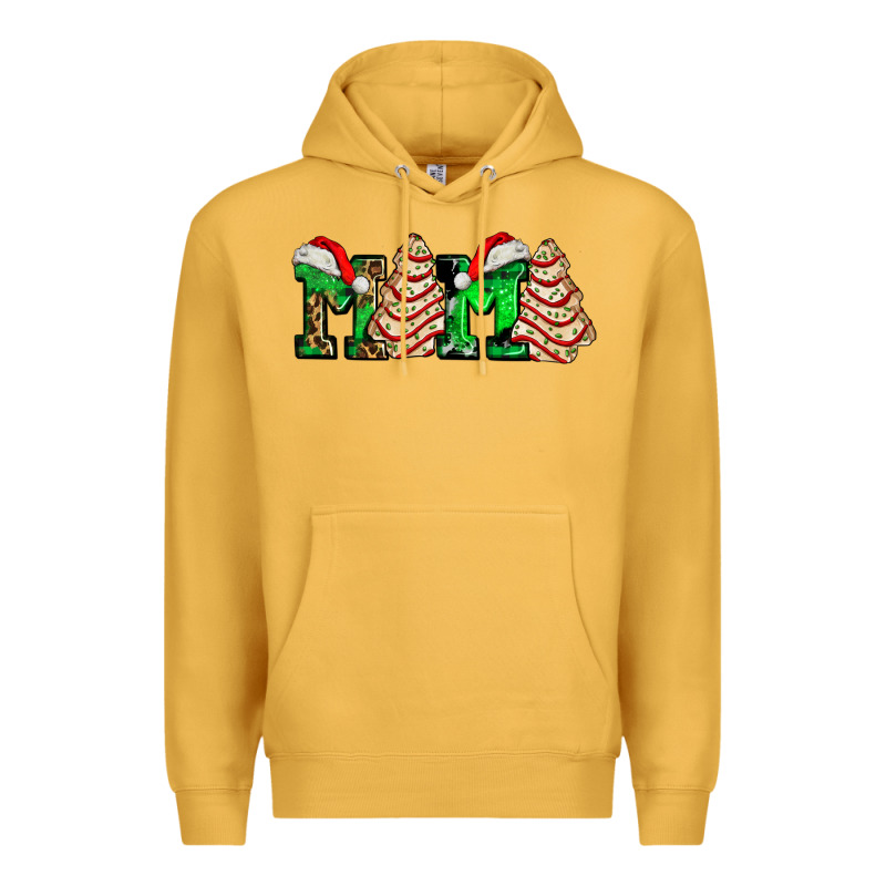 Mama With Christmas Tree Cake Ado Premium Hoodie by AdoDesignShop | Teevron