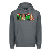 Rock mama with christmas tree cake ado Premium Hoodie - AdoDesignShop