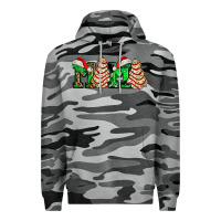 Slate Camo mama with christmas tree cake ado Premium Hoodie - AdoDesignShop