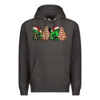 Smoke mama with christmas tree cake ado Premium Hoodie - AdoDesignShop