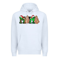 White mama with christmas tree cake ado Premium Hoodie - AdoDesignShop
