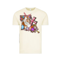 Vintage Arctic Louisiana Map Easter Bunny And Cross Vintage Tee - RanaPortraitStore