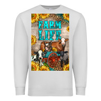 Dove Grey Western Farm Life Premium Sweatshirt - LillyAllenDesigns