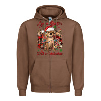 Chestnut christmas life is better with a chihuahua Zipper Hoodie - JahusDesignShop
